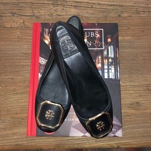 Size 7 Black Tory Burch Flats